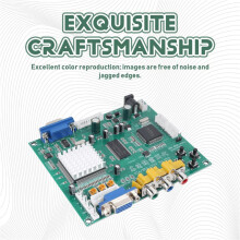 Portable 5V Active Low 1 Channel Relay Module Board CGA/EGA/YUV/RGB to VGA Arcade Game Video Converter for 15/24/31K