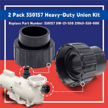 350157 Union Replacement Kit for Superflo & SuperFlo Variable Speed Pool Pump,Pool Pump Union