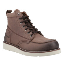 (7 UK, Brown Stone) Jack And Jones Mens Toronto Leather Boots