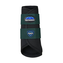 (23cm x 26cm, Black/Forest Green) Weatherbeeta Tough Tec Prime Horse Brushing Boots