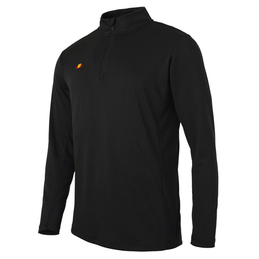 Ellesse (Xl, Black) Mens Rolbi Quarter Zip Top