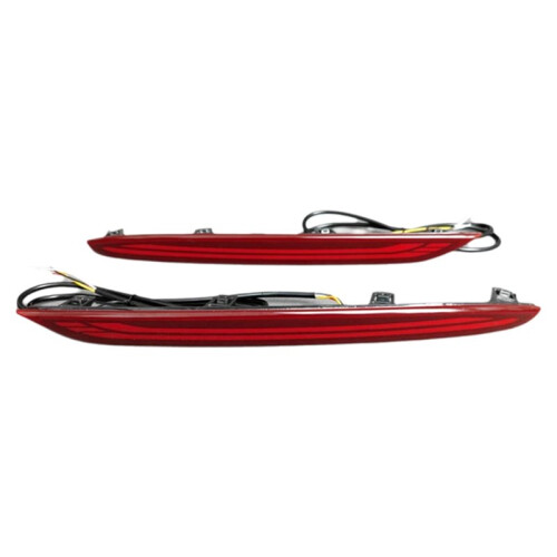 LED Rear Bumper Reflector Light for   7 EC7 2026 Brake Light Dynamic Turn Signal Light, 3 Functions