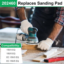 4 Pack Sander Pads 6 Inch Sanding Pad Compatible with 202460 Sanders 48 Hole Disc Compatible with ETS EQ 150 Soft