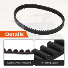 Motorcycle Electric Bicycle Drive Belt Electric Dirt Bike Black Drive Belt Replacement Motorcycle Accessories