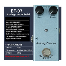 9V Electric Guitar Effect Pedal Vintage Overdrive 10 Effects
