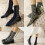 Floral Socks Vintage Embroidered Crew Sock Set 5