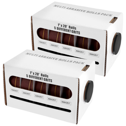 Emery Cloth Roll Aluminum Oxide 20ft 80–600 Grit