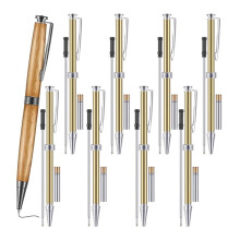 8pcs 7mm Trimline Twist Pen Slimline Twist Pen Kit with Replacement Lathe Turning Supplies for Wood Turning Crafts B