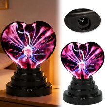 Plasma Lava Lamp for Kids with Sound-Sensitive Colors