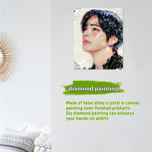 DIY Diamond Painting Bangtan Boys Art Portrait Rhinestone Full Round Wall Picture 30X40 cm V