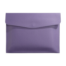 Leather Document Folder Soft PU Travel Portfolio with