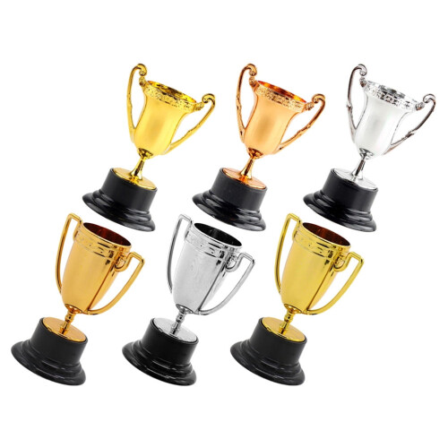 Mini Trophies for Awards and Rewards 6 Pcs 1