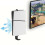 For PS5 PRO/PS5 Slim/PS5 Console Wall Mount Bracket Storage Stand Space-Saving Holder Game Console Accessories White 1