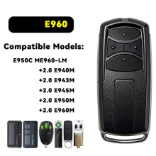 New Garage Door Remote Control for Merlin+2.0 E945 E950 ME960-LM 433.30 433.92 434.54 MHz Wireless Gate Transmitter A