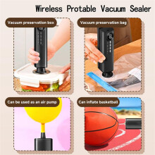 Compact Vacuum Sealer Comes with Mesh and Ziplock Bags Vacuum Sealer for Home Use Food Packaging Laminator