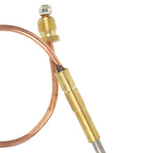 1PC 60cm Valve Fittings Flameout Protection Copper Tube Type Thermocouple M9x1 with Boiler Valve Gas Cooker Thermocouple