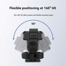 for Osmo Action 5 Pro Action 4 Action 3 Mount Adapter Magnetic Quick Release 160 Tilt Action Camera Adapter Mount