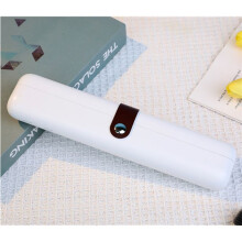 Portable UV Toothbrush Sanitizer Case UV-C LED Sterilization and Rechargeable Sterilizer Box Cleaner Holder Office Home