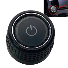 Black Radio Turn Knob for Golf 6 and Skoda 1 pc