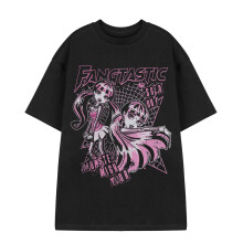 (XL, Black) Monster High Womens/Ladies Fangtastic Draculaura Short-Sleeved T-Shirt