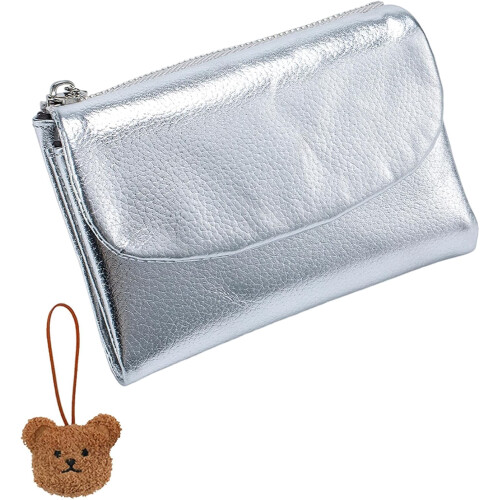 Real Leather Unisex Wallet - Soft Pebble Texture RFID