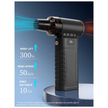 S06 200G 90000RPM  Turbo Jet Fan 50m/S Air Duster Verstelbare Windsnelheid Turbo Gewelddadige Blaasmachine met Lichte Autoreiniging