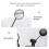 Bike Handlebar Mirrors Adjustable Plastic 2 pcs 14.7 x 3 in 5