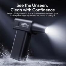 Ulanzi AD02 STORM Electric Air Duster II 130,000 RPM Max for Camera Smartphone Cleaning Electric Air Blowing for Air Tube Light