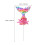 FRCOLOR Mermaid Cake Decorations Cloth Cupcake Toppers 6