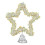 Christmas Tree Topper Tinsel Star 10 Inch 1