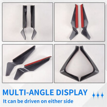 Motorcycle Accessories Air Deflectors for X-ADV 750 Leg Fairing Wind Deflector Side Windshield Smoke Gray