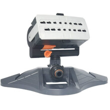Oscillating Sprinkler Adjustable Large Coverage Lawn Sprinkler 16 Holes Watering Grass Sprinkler for Outdoor Garden