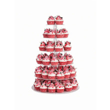 Clear Acrylic Cupcake Stand 6-Tier 80-Cupcake