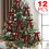 Velvet Bows Christmas Ornaments Red 6-Pack 1