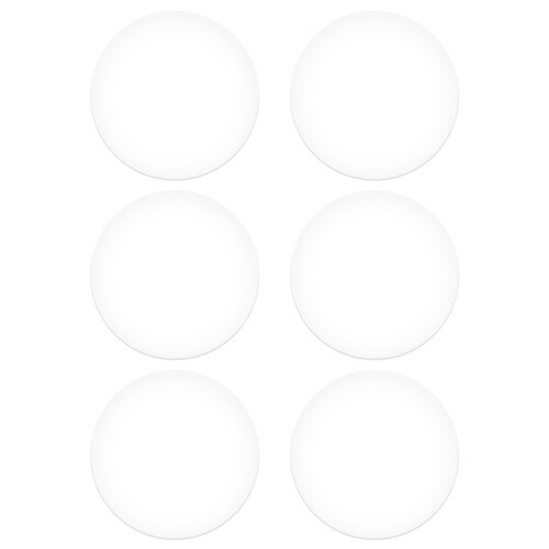 Round Watch Glass Lens Professional 6 pcs