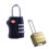 Durable TSA-Approved Zinc Alloy Luggage Lock, Black 6