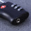 Durable TSA-Approved Zinc Alloy Luggage Lock, Black 7