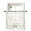 Christmas Snowflake Sheer Curtains Yellow White 2 Panels 1