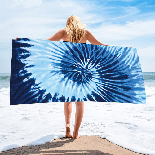 Ultra Microfiber Printed Beach Towel 55.1x27.5 Inch 2 or 4