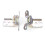 2x Front Upper&Lower Door Hinges for  Patrol GU Y61 1997 -2016 82421-2J00A 82420-2J00A 1