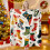 Christmas Print Flannel Blanket Full Size 75x100cm 1