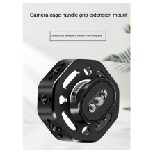 Side Handle for DSLR Camera Cage Video Rig with 1/4 3/8 Threads Position Pins Universal Quick Release Handgrip