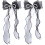 Bowknot Curtain Tiebacks with Pearls 2 Pcs 2