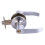 Spherical Door Handle Lock Set with Keys for Bathroom 3