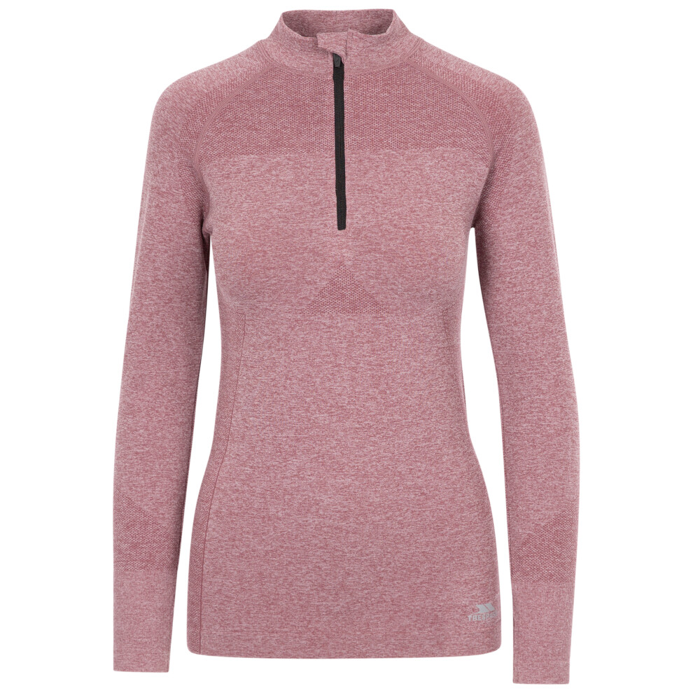 Trespass (8, Rose Tone) Womens 1/2 Zip Seamless Active Top Pelina - Image 3