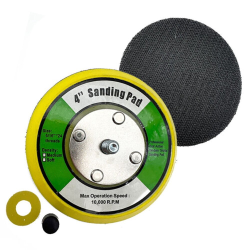 M8 Thread Polishing Sanding Pad Backer Plate 4 Inch Hook