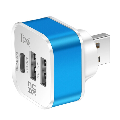Car USB Charging Extender 3-Port for Smartphone Tablet