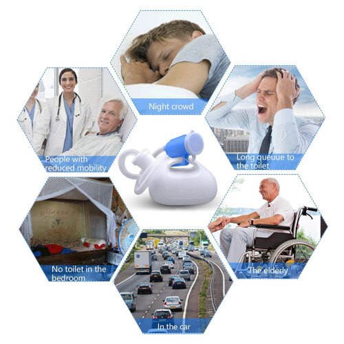 Portable Urinal Bottle for Men and Women 2000 ml 1