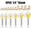 Dovetail Joint Router Bit Set 6 pcs 1/4 to 7/8 inch 6