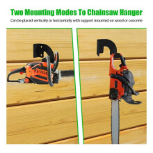 Chainsaw Hanger, Heavy Duty Chainsaw Wall Mount Holder, Organizer Mounted Chainsaw Rack, Chain Saw Hanger for Garden